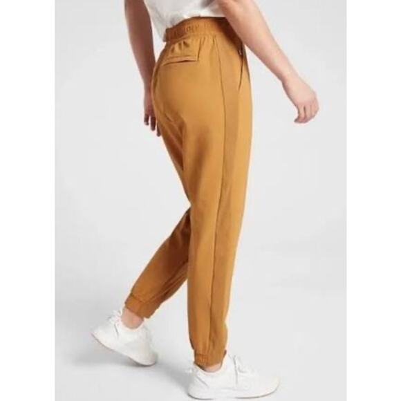 Athleta Pants - ATHLETA Textured Brooklyn Jogger Golden Yellow Size 16